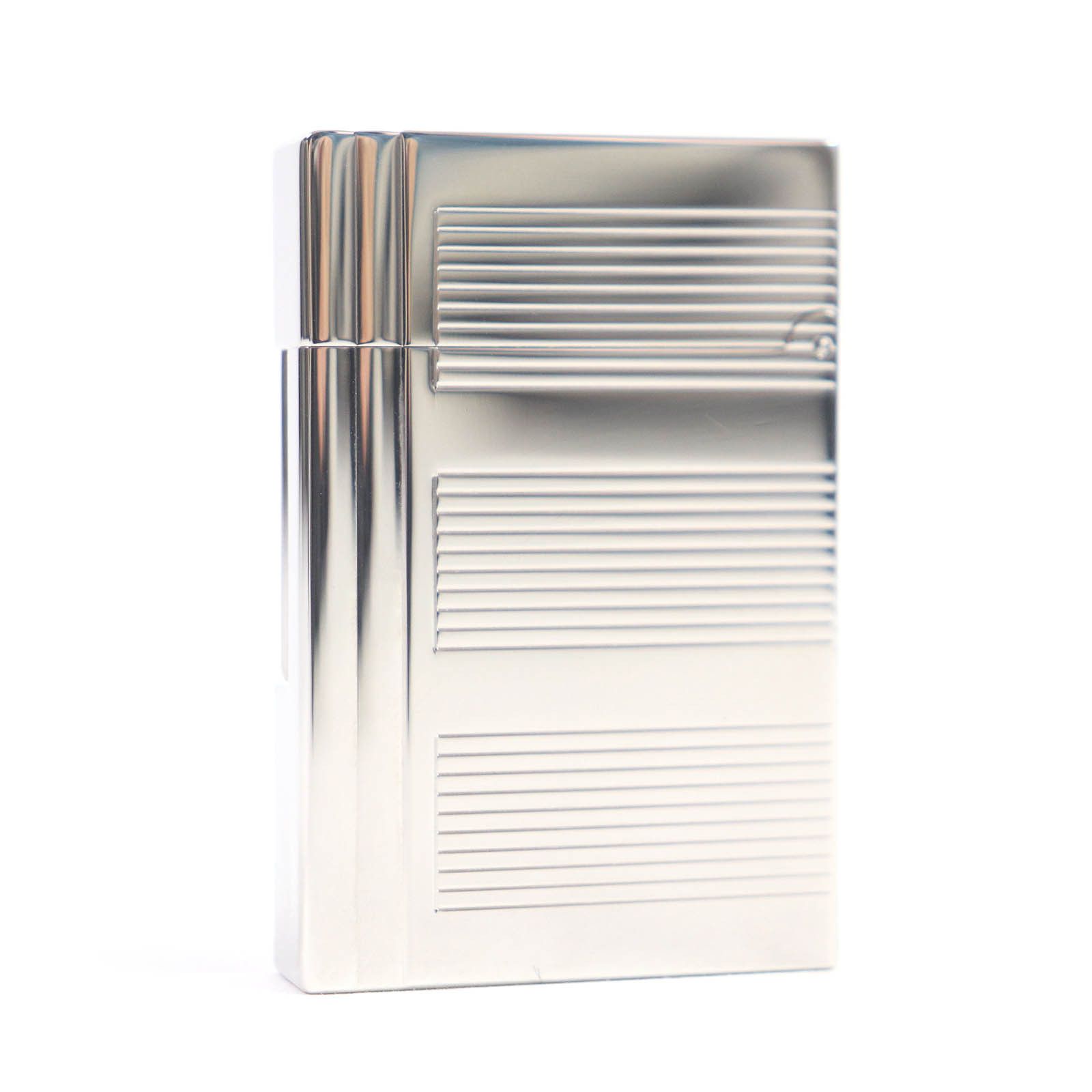 Other Other S.T. Dupont Striped Square Roller Lighter Precious Metal Lighter DUTY FREE for USA Size ONE SIZE - 3 Thumbnail