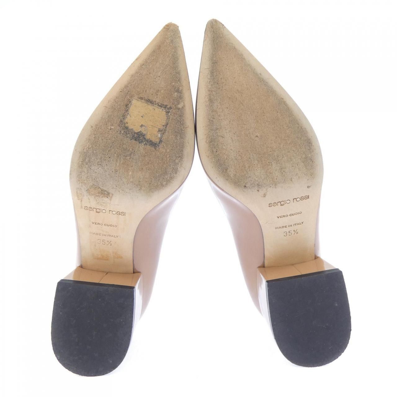 Other Other Sergio Rossi Leather Pumps Leather Shoes A85323 DUTY FREE for USA Size ONE SIZE - 4 Thumbnail