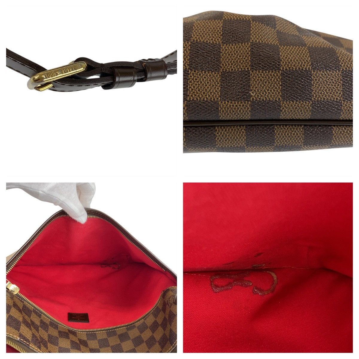 Louis Vuitton Louis Vuitton Louis Vuitton Bloomsbury GM Damier Shoulder Bag Textile Shoulder Bag N42250 DUTY FREE for USA Size ONE SIZE - 5 Thumbnail