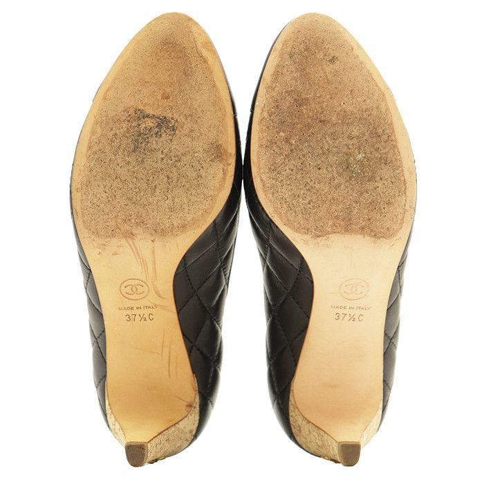 Chanel Chanel Chanel Leather Matelasse Pumps Leather Shoes G29266 DUTY FREE for USA Size ONE SIZE - 9 Thumbnail