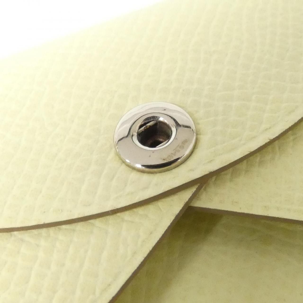 Hermes Hermes Hermes Calvi Epsom Card Case Leather Card Case W DUTY FREE for USA Size ONE SIZE - 4 Thumbnail