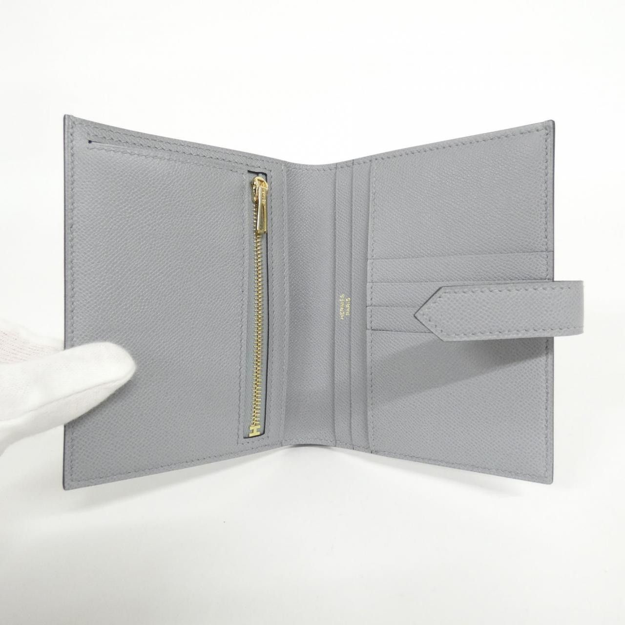Hermes Hermes Hermes Bearn Compact Madame Wallet Leather Short Wallet K DUTY FREE for USA Size ONE SIZE - 3 Thumbnail