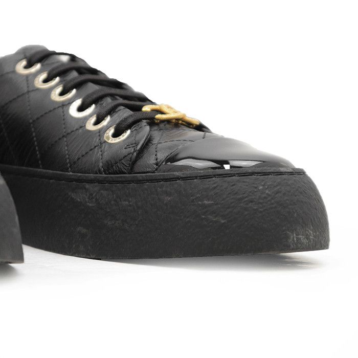Chanel Chanel Chanel Leather Patent Leather Quilted Sneakers Leather Shoes G46620 DUTY FREE for USA Size ONE SIZE - 5 Thumbnail