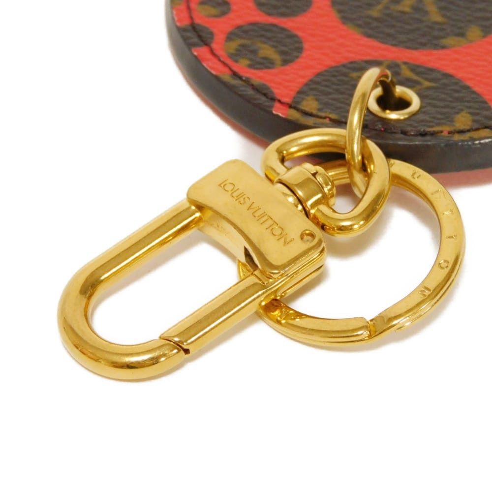 Louis Vuitton Louis Vuitton Louis Vuitton Porte Cles Monogram Pumpkin Dots Key Holder Textile Key Chain M66738 DUTY FREE for USA Size ONE SIZE - 9 Thumbnail