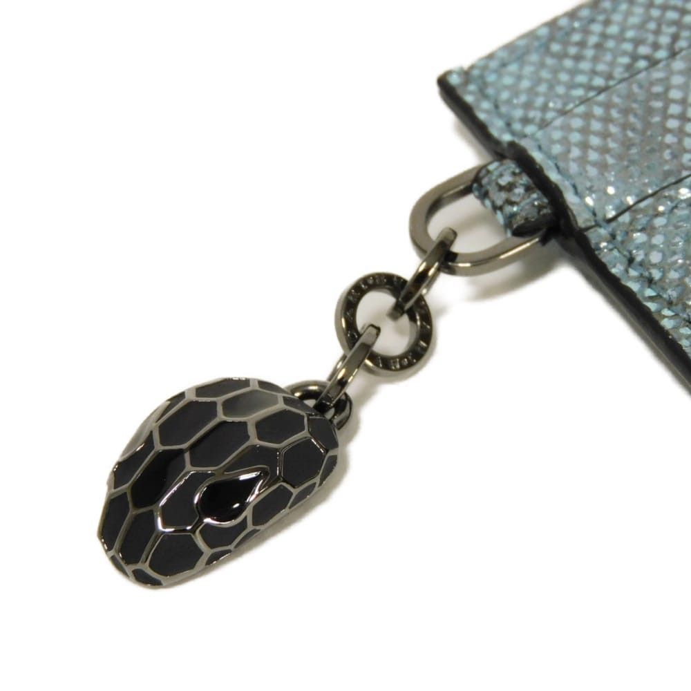 Bvlgari Bvlgari BVLGARI Serpenti Forever Metallic Karung Card Holder Leather Card Case 291613 DUTY FREE for USA Size ONE SIZE - 10 Thumbnail