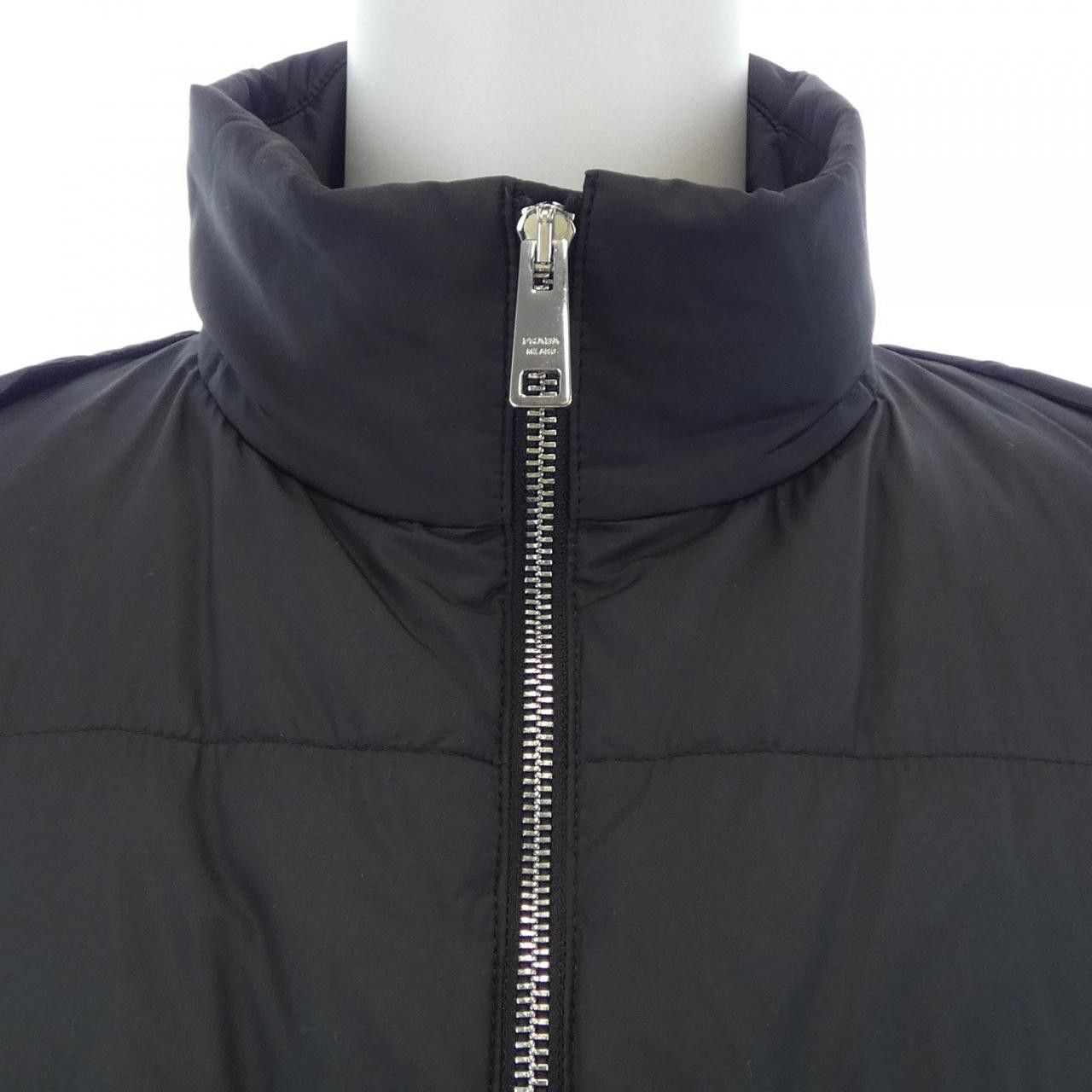Prada Prada Prada Triangle Logo Polyester Down Jacket Textile Outerwear SGC403S23213IL DUTY FREE for USA Size ONE SIZE - 5 Thumbnail