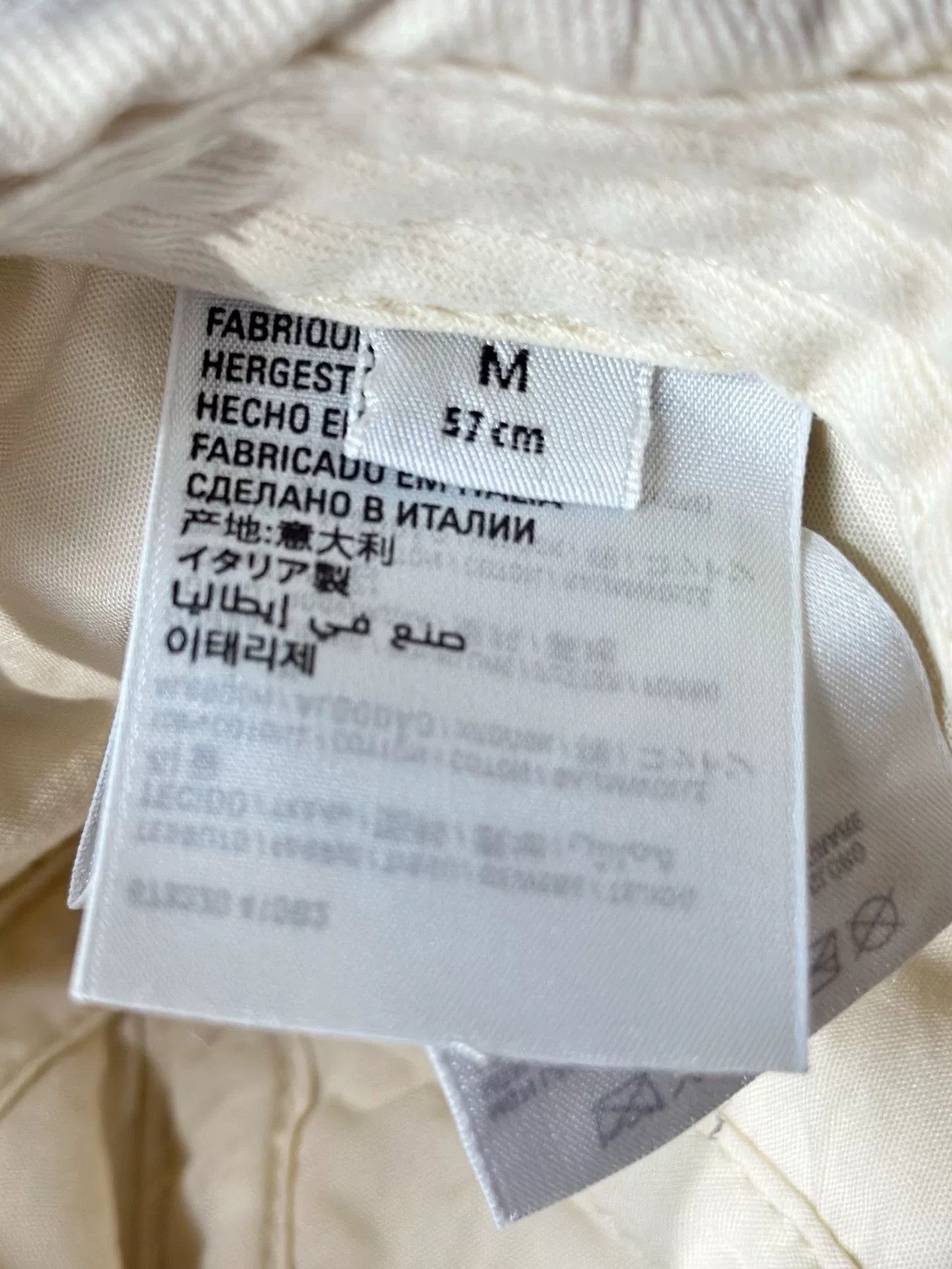 Balenciaga Balenciaga Distressed Beige Hat M Men Size ONE SIZE - 3 Thumbnail