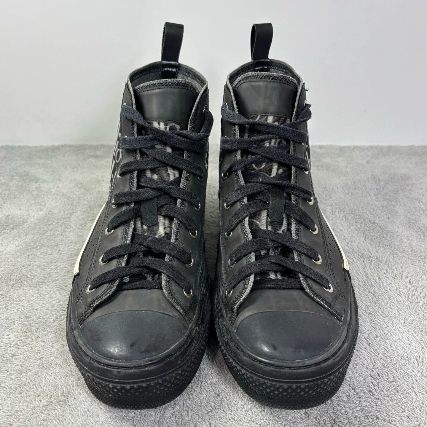 Dior Dior Black Hitop Sneakers 23 Men Size US 10 / EU 43 - 2 Thumbnail