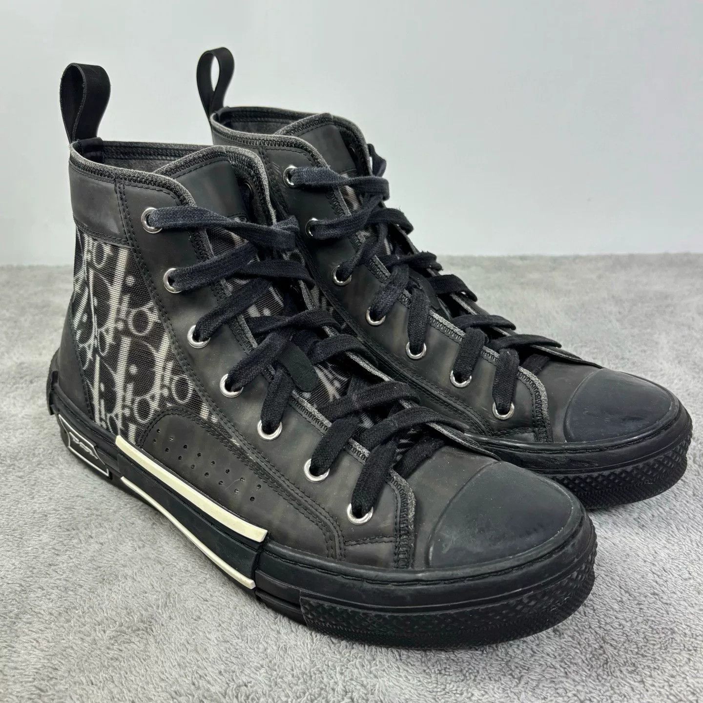 Dior Dior Black Hitop Sneakers 23 Men Size US 10 / EU 43 - 3 Thumbnail