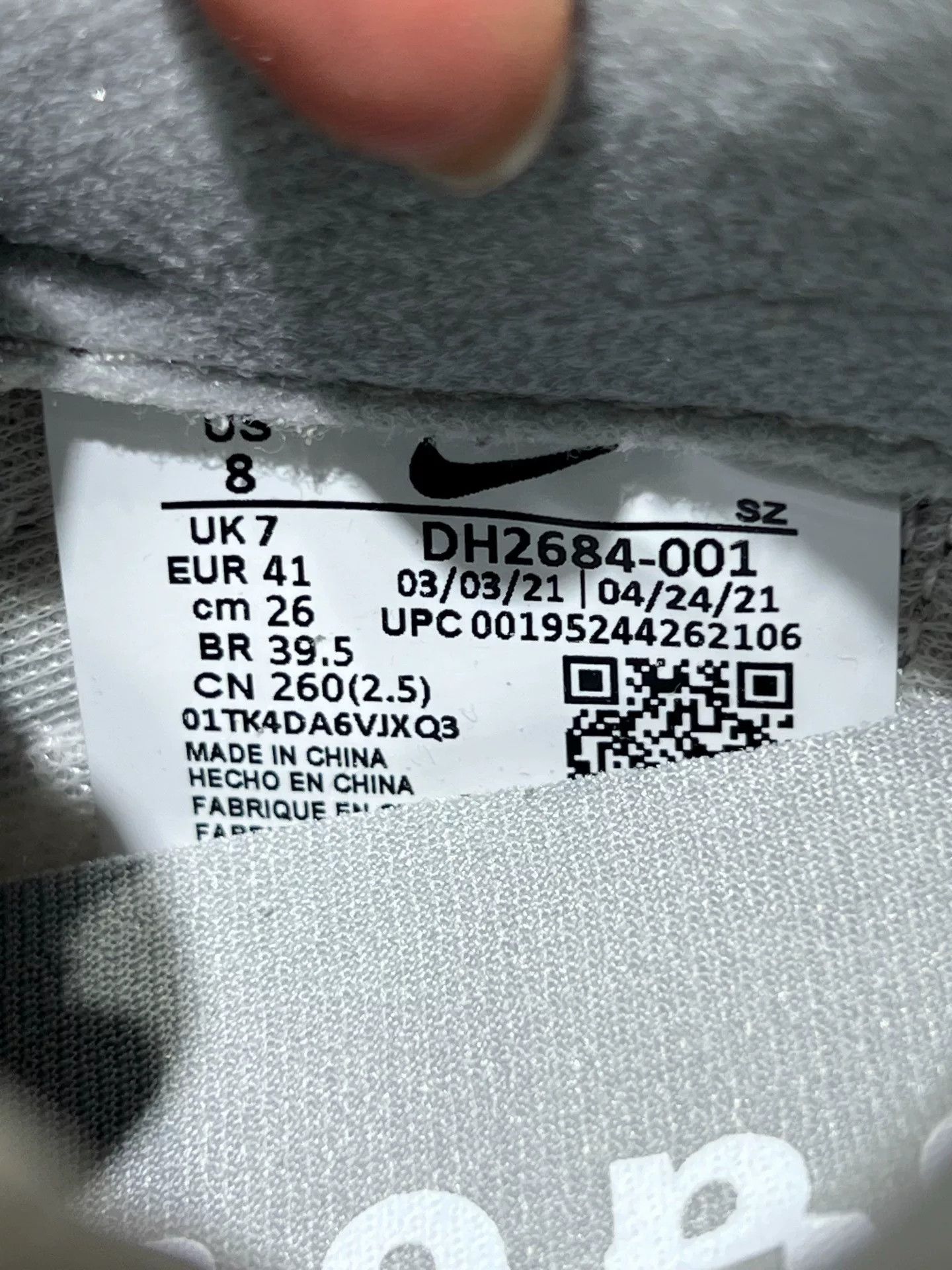 Nike Nike SACAI White Lowtop Sneakers 41 Men Size US 8.5 / EU 41-42 - 7 Thumbnail