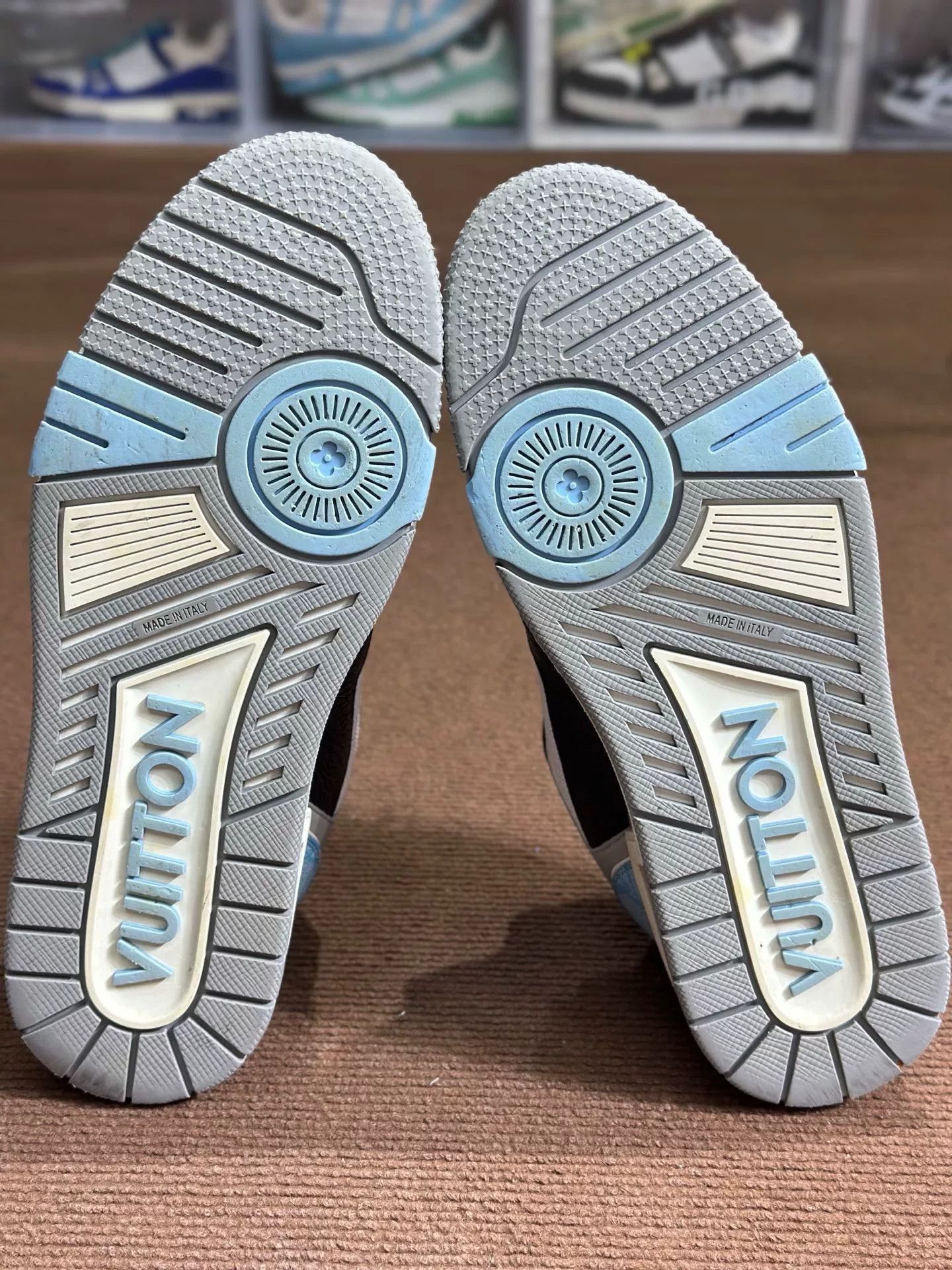 Louis Vuitton Louis Vuitton Training Blue Lowtop Sneakers 40 Men Size US 7.5 / EU 40-41 - 5 Thumbnail