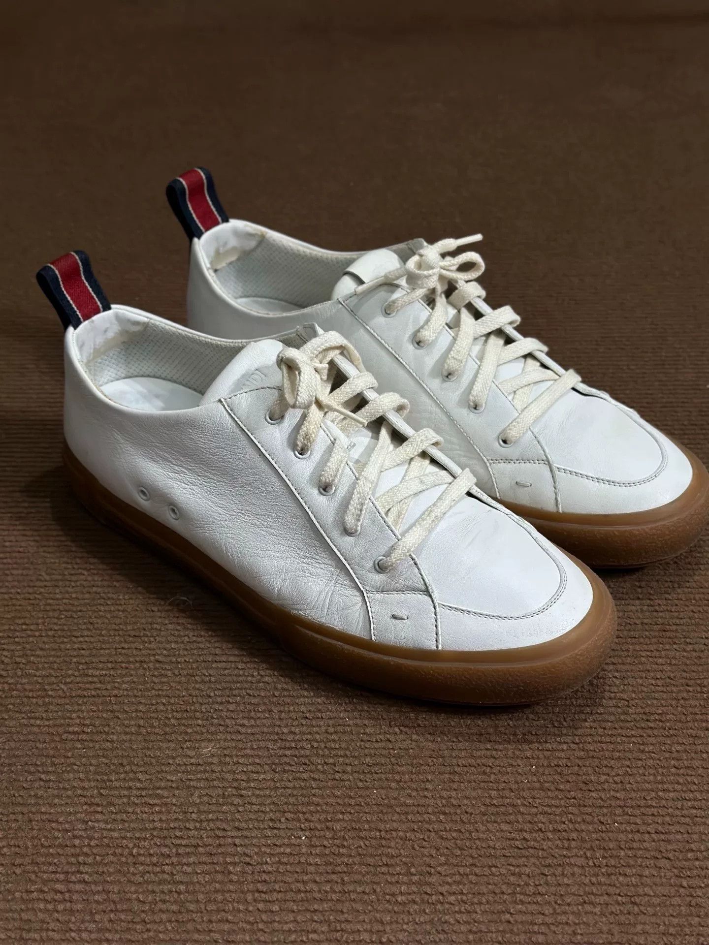 Fendi Fendi White Lowtop Sneakers 44 Men Size US 10.5 / EU 43-44 - 3 Thumbnail