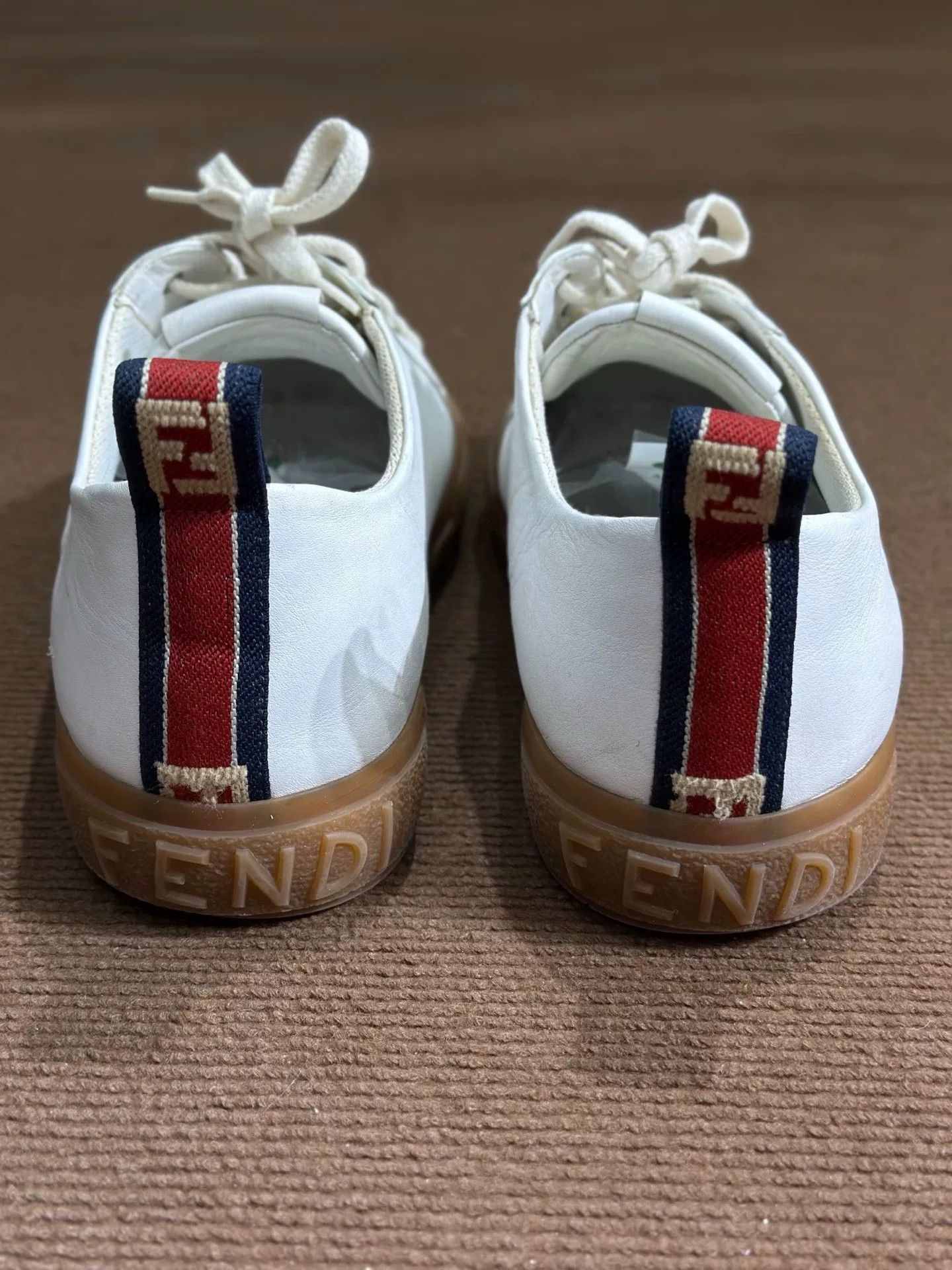 Fendi Fendi White Lowtop Sneakers 44 Men Size US 10.5 / EU 43-44 - 6 Thumbnail