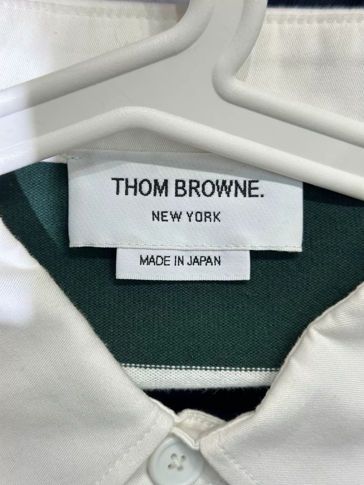 Thom Browne Thom Browne Striped Brown Polo 43 Men Size US L / EU 52-54 / 3 - 4 Thumbnail