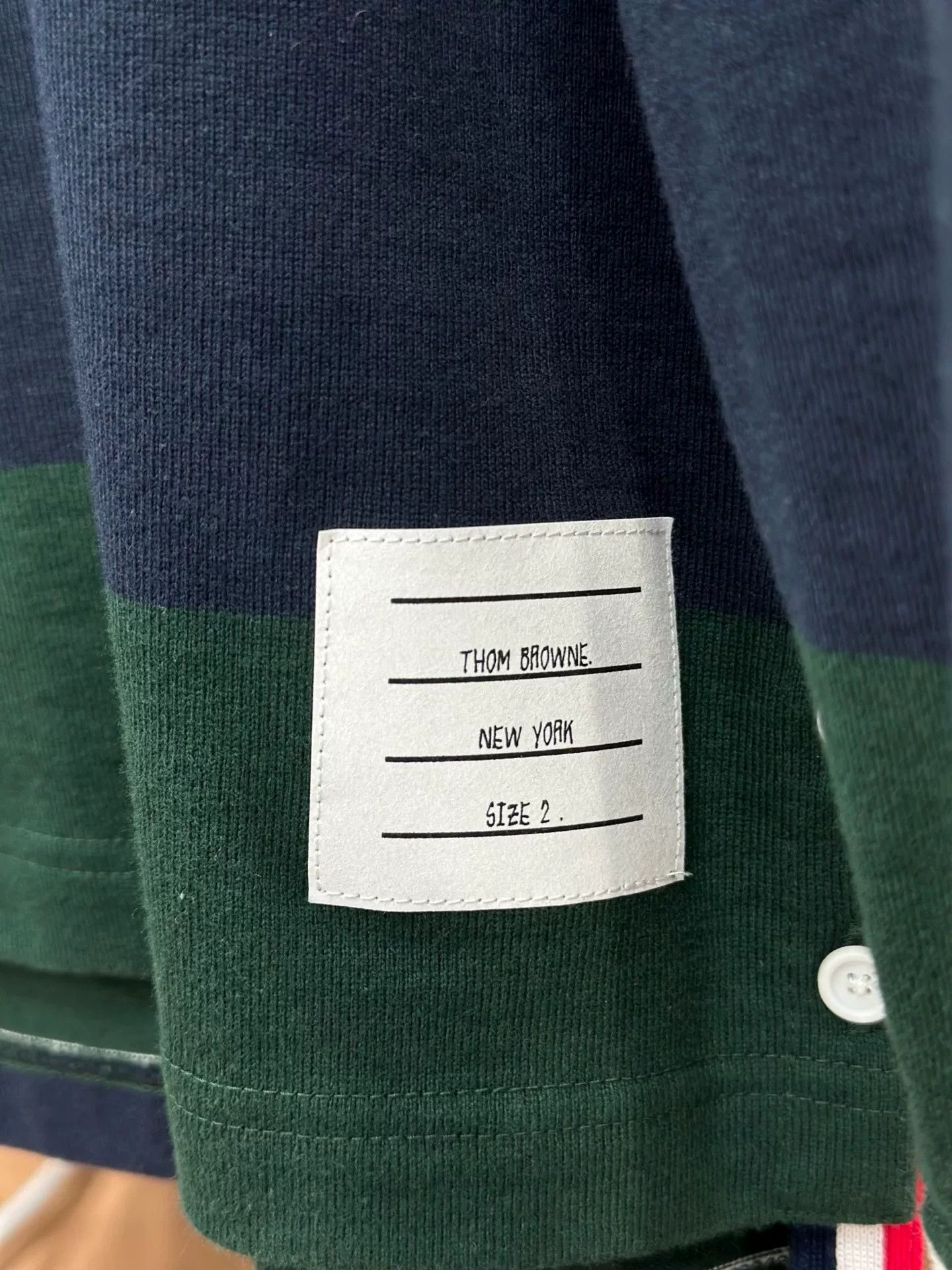 Thom Browne Thom Browne Striped Brown Polo 43 Men Size US L / EU 52-54 / 3 - 3 Thumbnail