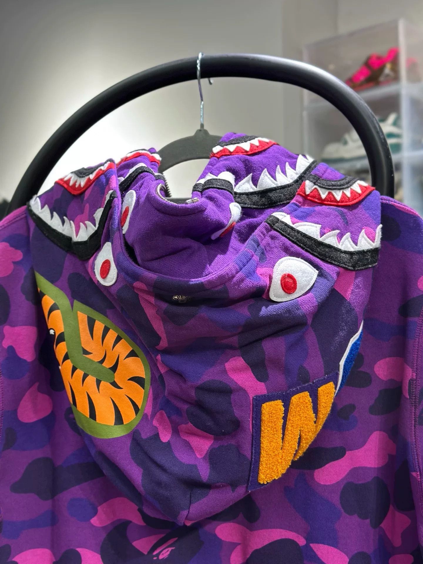 Bape Bape Camo Printed Purple Hoodie M Men Size US M / EU 48-50 / 2 - 3 Thumbnail