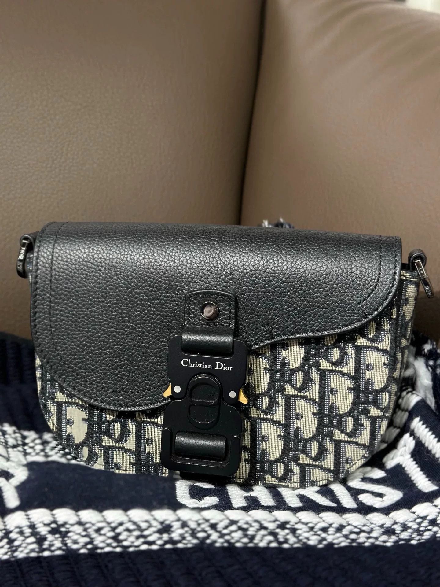 Dior Dior Leather Shoulder Bag L Women Size ONE SIZE - 3 Thumbnail
