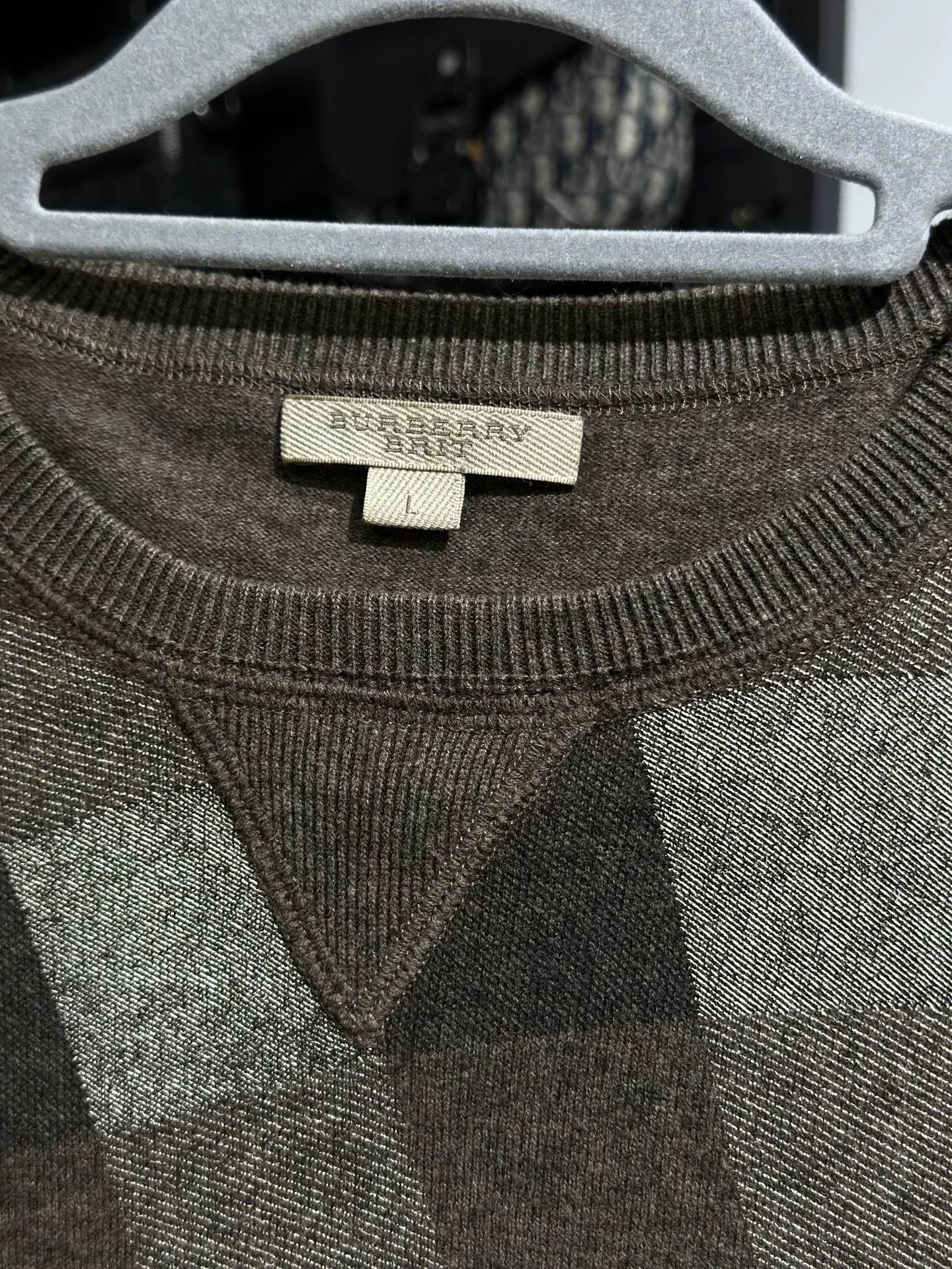Burberry Burberry Knit Plaid Sweater L Men Size US L / EU 52-54 / 3 - 2 Thumbnail