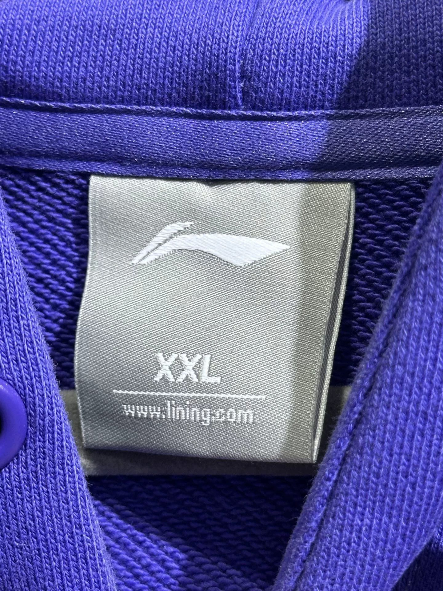 Li-Ning Li-Ning Embroidered Graphic Purple Hoodie XXL Men Size US XXL / EU 58 / 5 - 3 Thumbnail