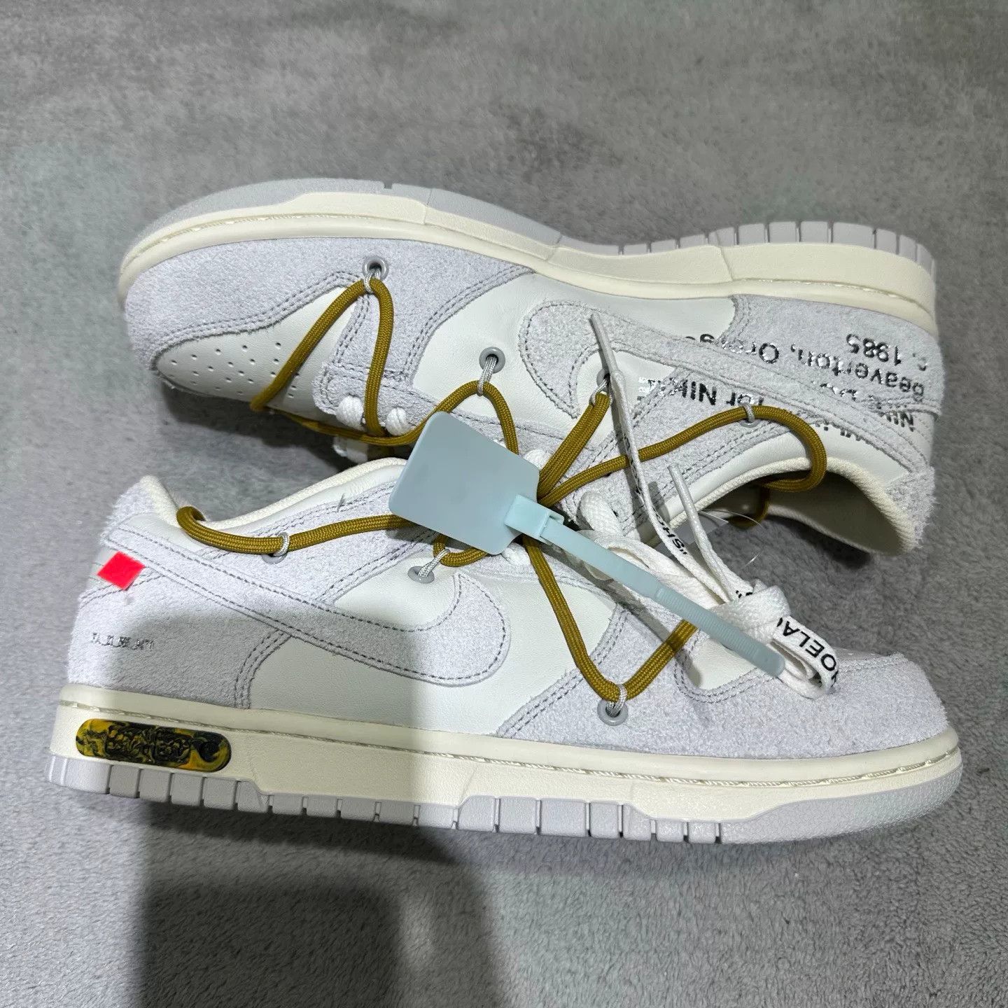 Off-White Off-White DUNK White Lowtop Sneakers 41 Men Size US 8.5 / EU 41-42 - 4 Thumbnail