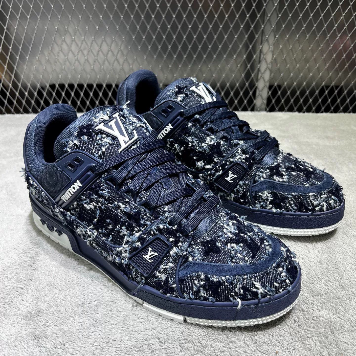 Louis Vuitton Louis Vuitton Training Denim Blue Lowtop Sneakers 41 Men Size US 8.5 / EU 41-42 - 3 Thumbnail