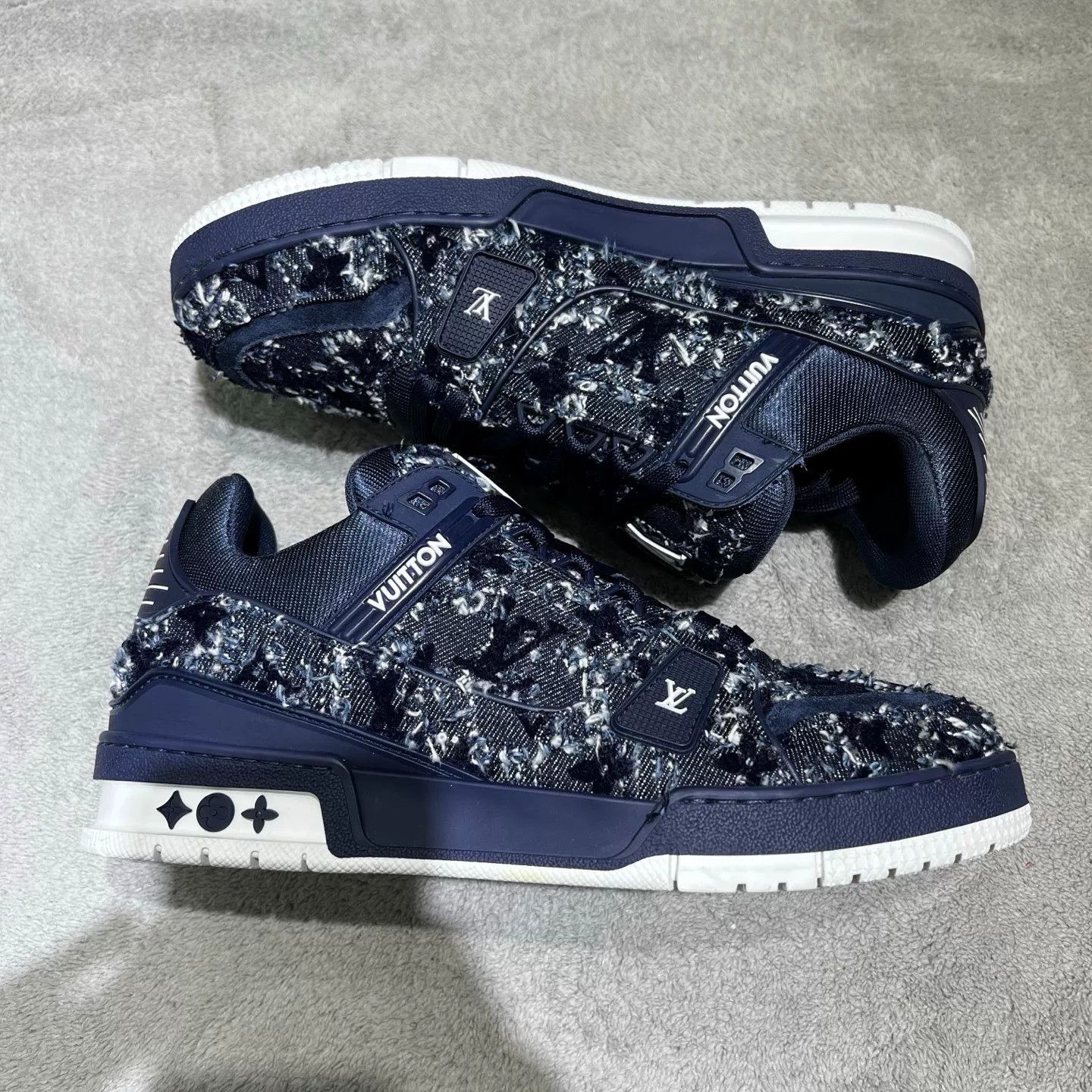 Louis Vuitton Louis Vuitton Training Denim Blue Lowtop Sneakers 41 Men Size US 8.5 / EU 41-42 - 4 Thumbnail