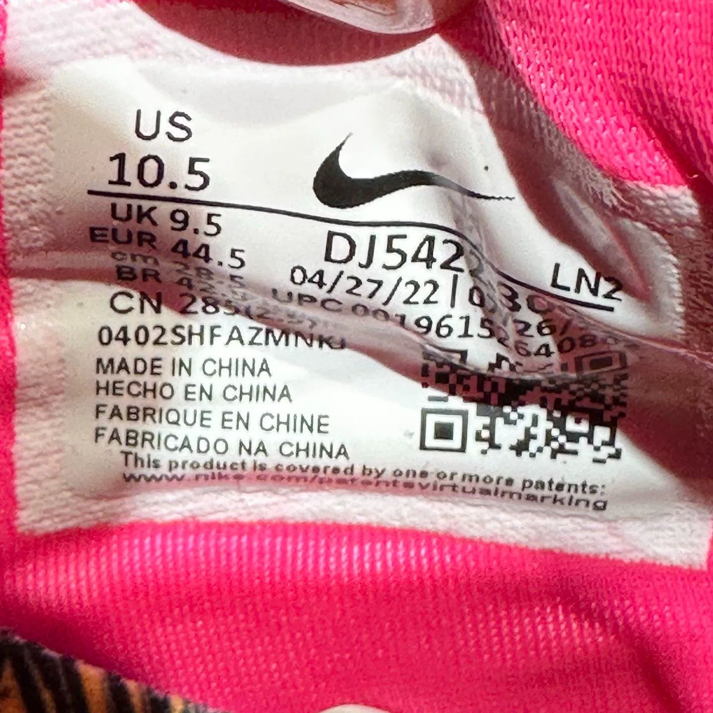 Nike Nike LEBRON 20 Pink Lowtop Sneakers 44.5 Men Size US 11 / EU 44 - 7 Thumbnail