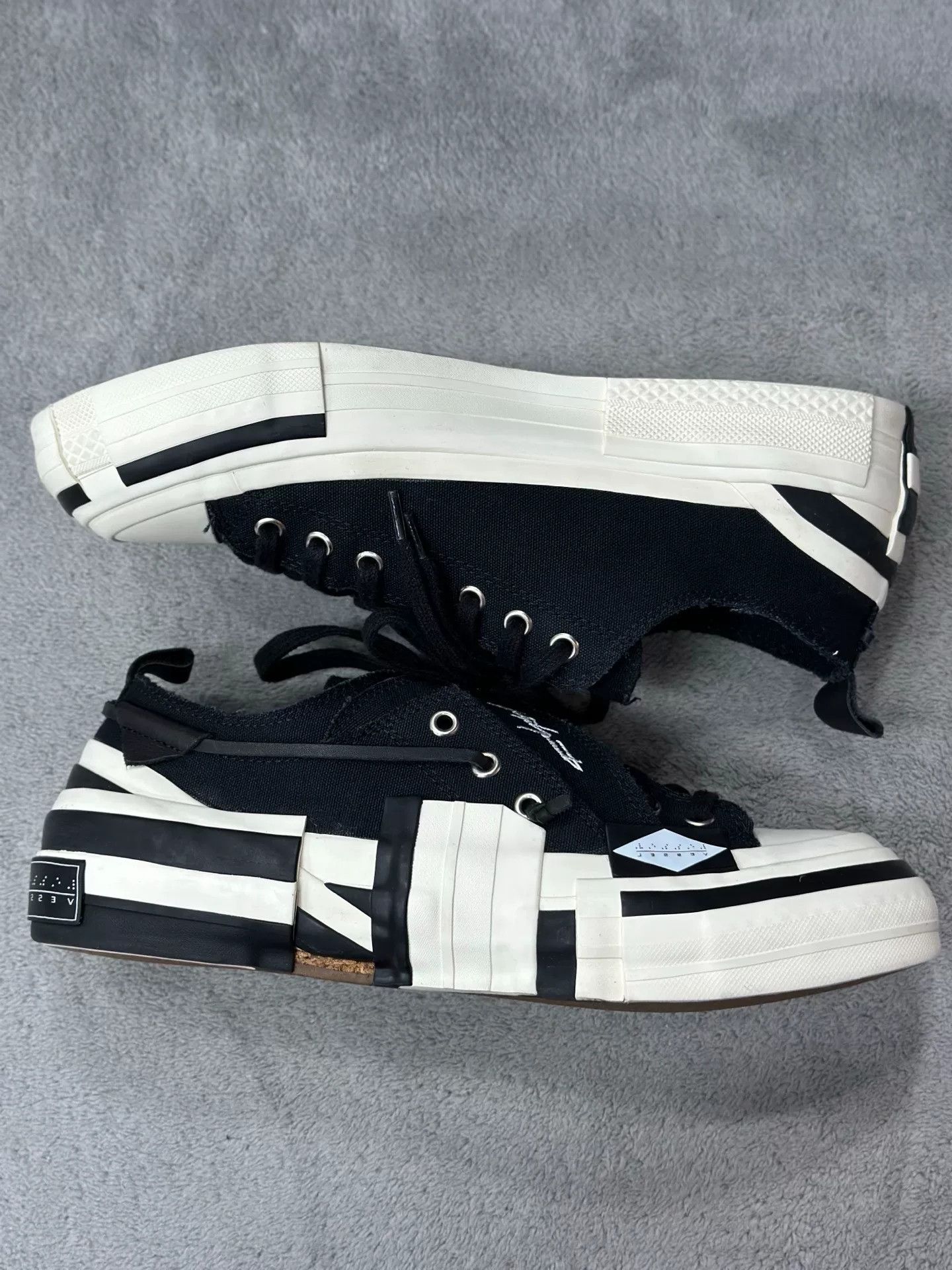 Yohji Yamamoto Yohji Yamamoto Black Lowtop Sneakers 43 Men Size US 10 / EU 43 - 4 Thumbnail