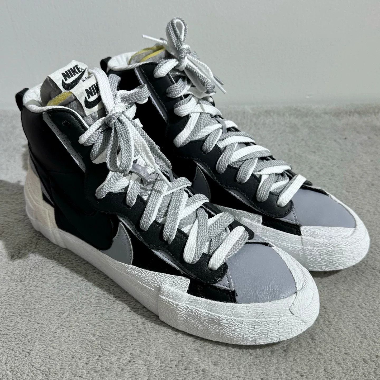 Nike Nike BLAZER Black Hitop Sneakers 42 Men Size US 9 / EU 42 - 3 Thumbnail