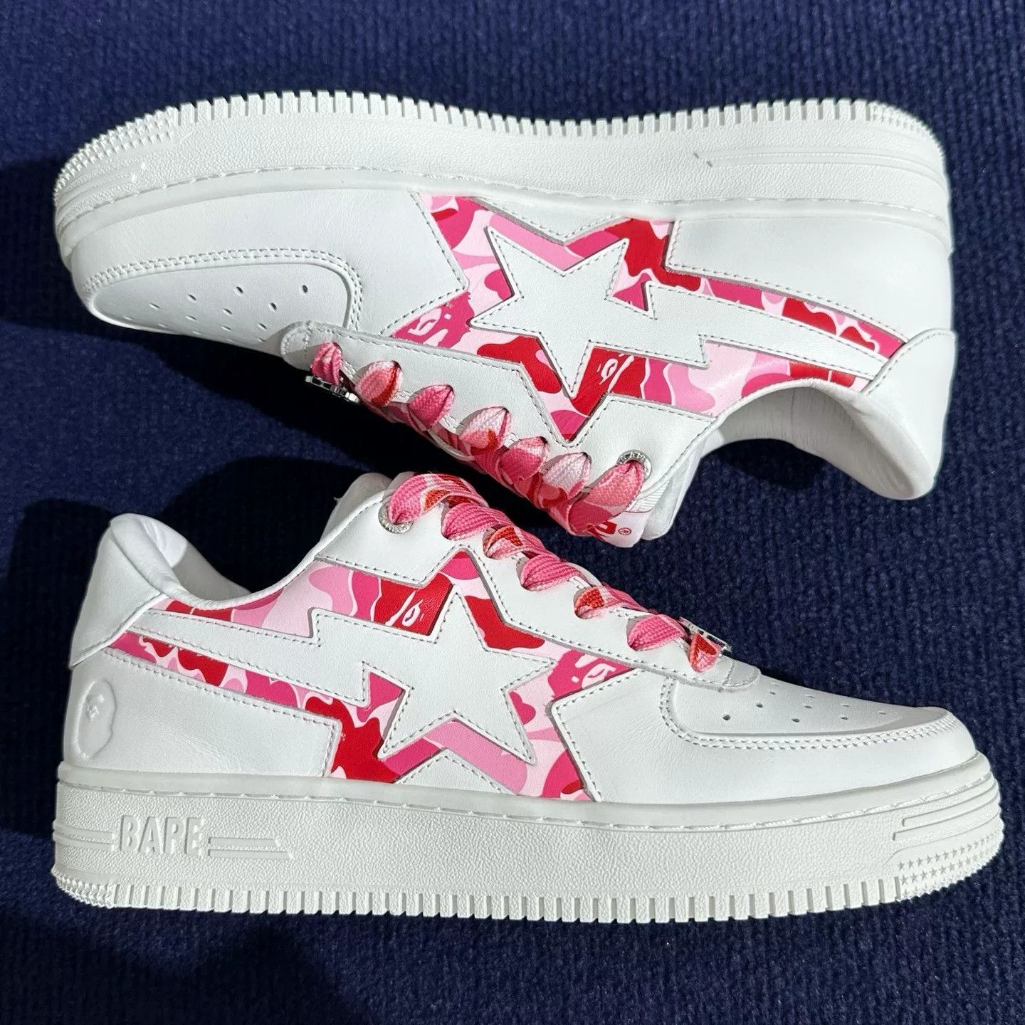 Bape Bape Pink Lowtop Sneakers 40 Men Size US 7.5 / EU 40-41 - 4 Thumbnail