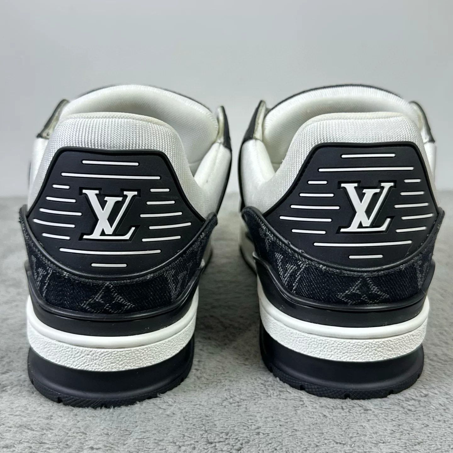 Louis Vuitton Louis Vuitton Training Denim Black Lowtop Sneakers 45 Men Size US 11.5 / EU 44-45 - 6 Thumbnail