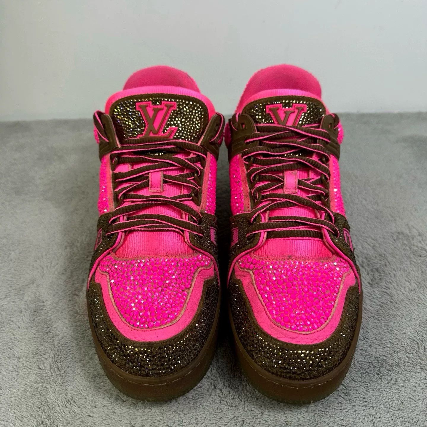 Louis Vuitton Louis Vuitton Training Pink Lowtop Sneakers 42 Women Size US 10.5 / IT 40.5 - 2 Thumbnail