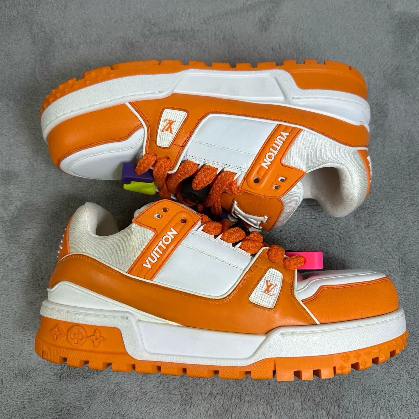Louis Vuitton Louis Vuitton Training White Lowtop Sneakers 44 Men Size US 10.5 / EU 43-44 - 4 Thumbnail