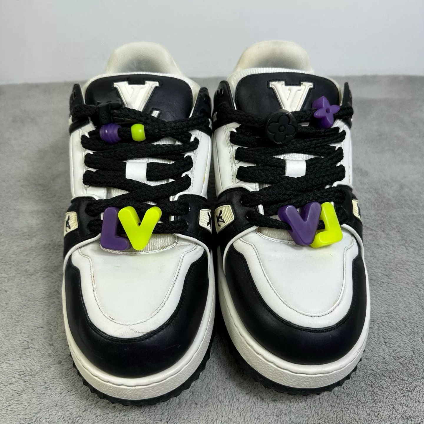 Louis Vuitton Louis Vuitton Training Black Lowtop Sneakers 44 Men Size US 10.5 / EU 43-44 - 2 Thumbnail