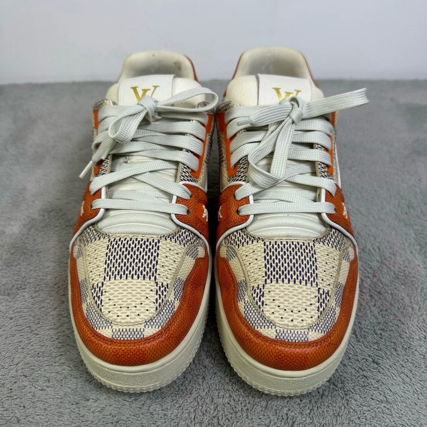 Louis Vuitton Louis Vuitton Training Orange Lowtop Sneakers 40 Men Size US 7.5 / EU 40-41 - 2 Thumbnail