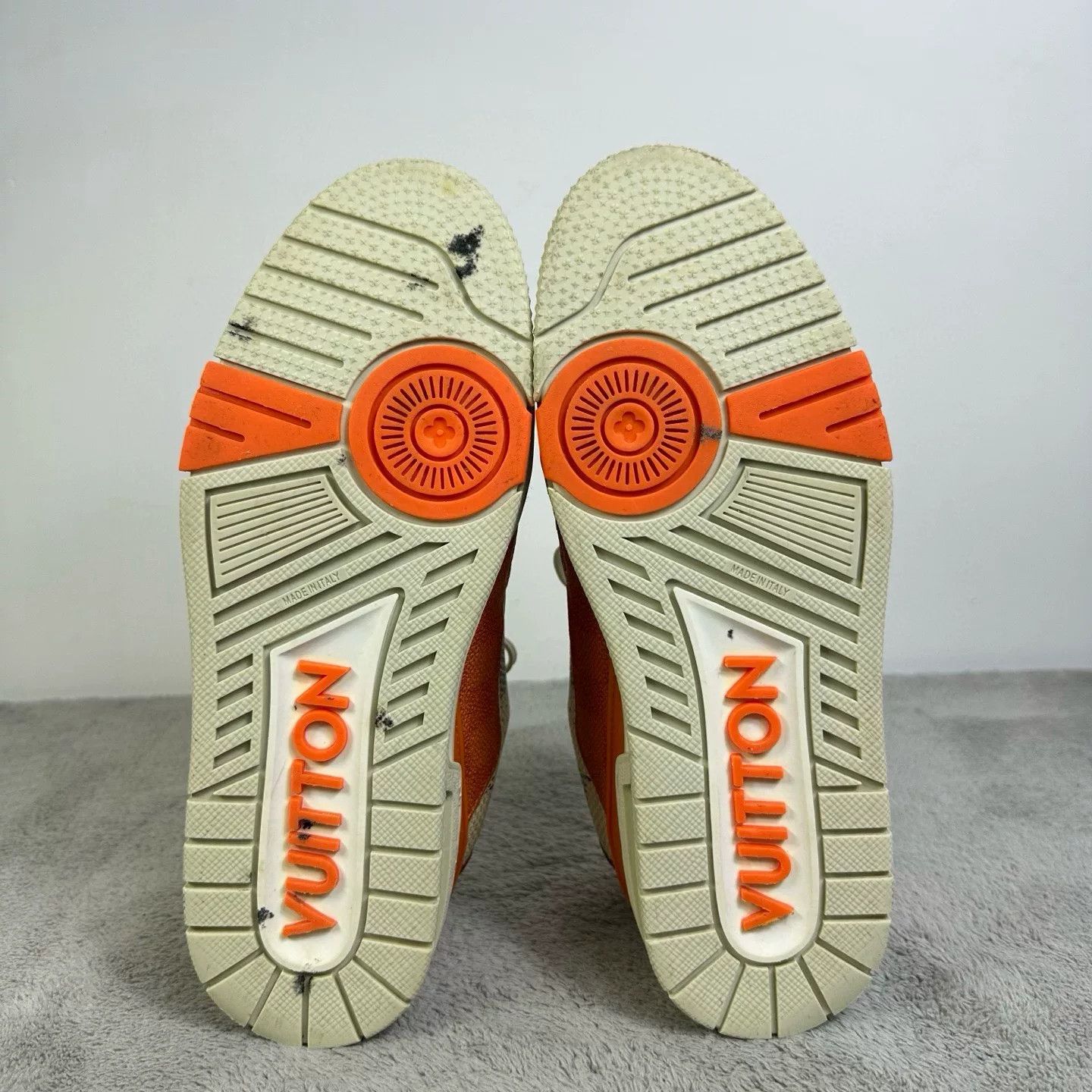 Louis Vuitton Louis Vuitton Training Orange Lowtop Sneakers 40 Men Size US 7.5 / EU 40-41 - 5 Thumbnail
