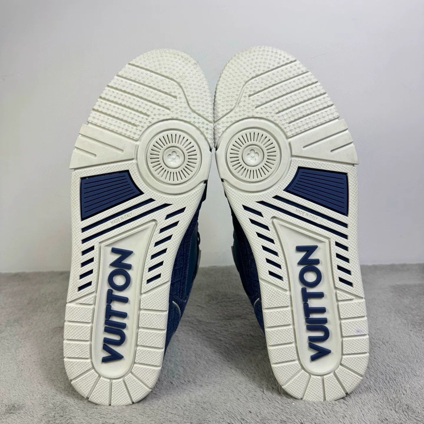 Louis Vuitton Louis Vuitton Training Denim Blue Lowtop Sneakers 43 Men Size US 10 / EU 43 - 5 Thumbnail
