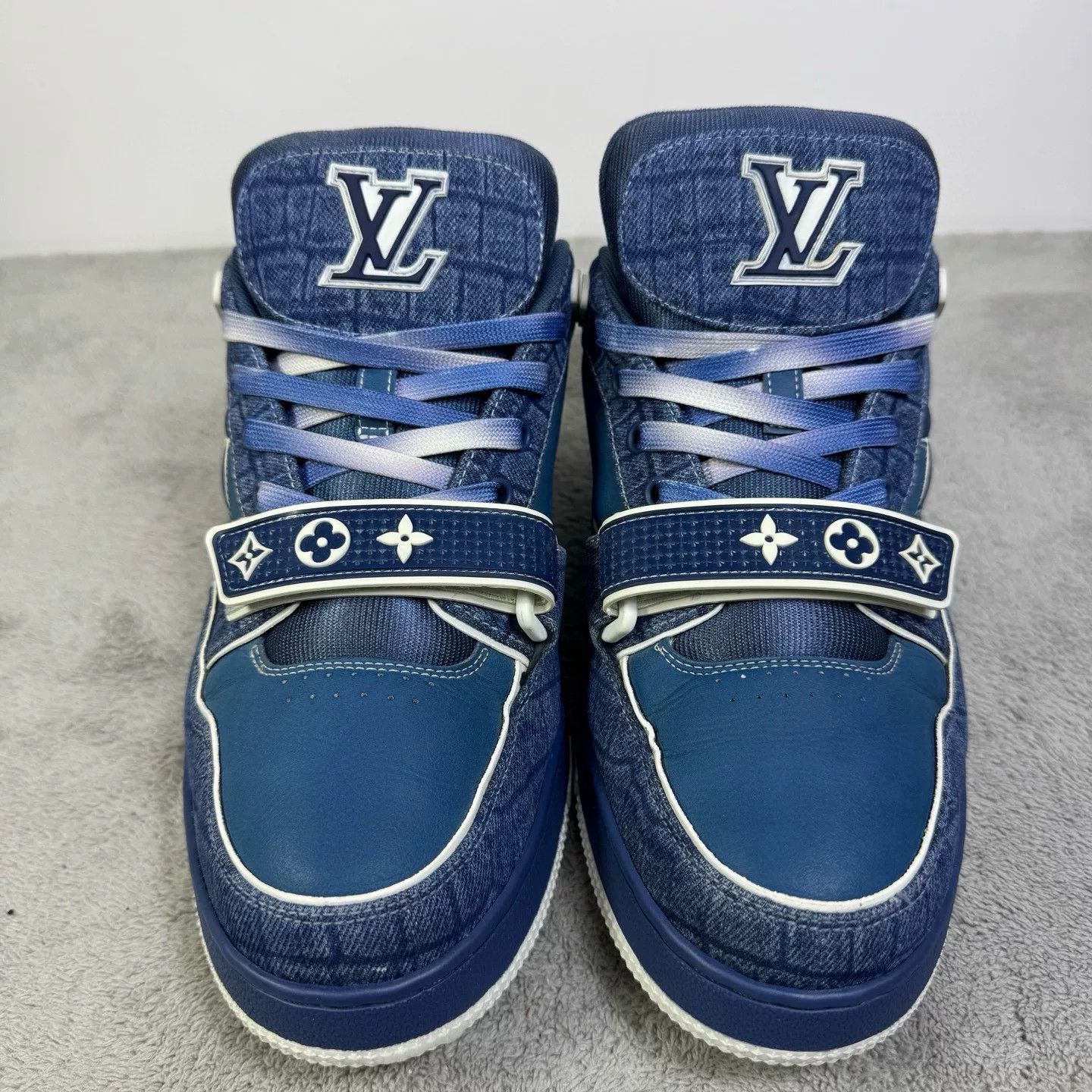 Louis Vuitton Louis Vuitton Training Denim Blue Lowtop Sneakers 43 Men Size US 10 / EU 43 - 2 Thumbnail