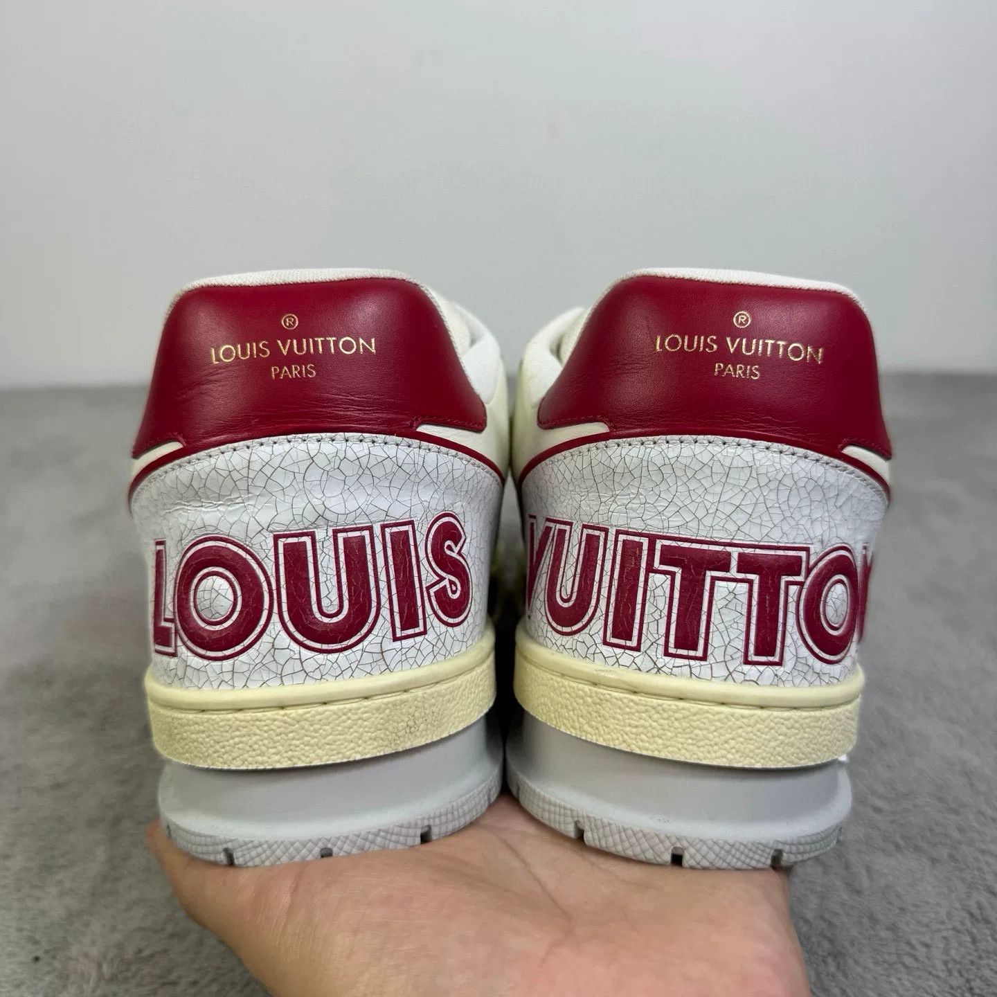 Louis Vuitton Louis Vuitton Training Red Lowtop Sneakers 42 Men Size US 9 / EU 42 - 6 Thumbnail
