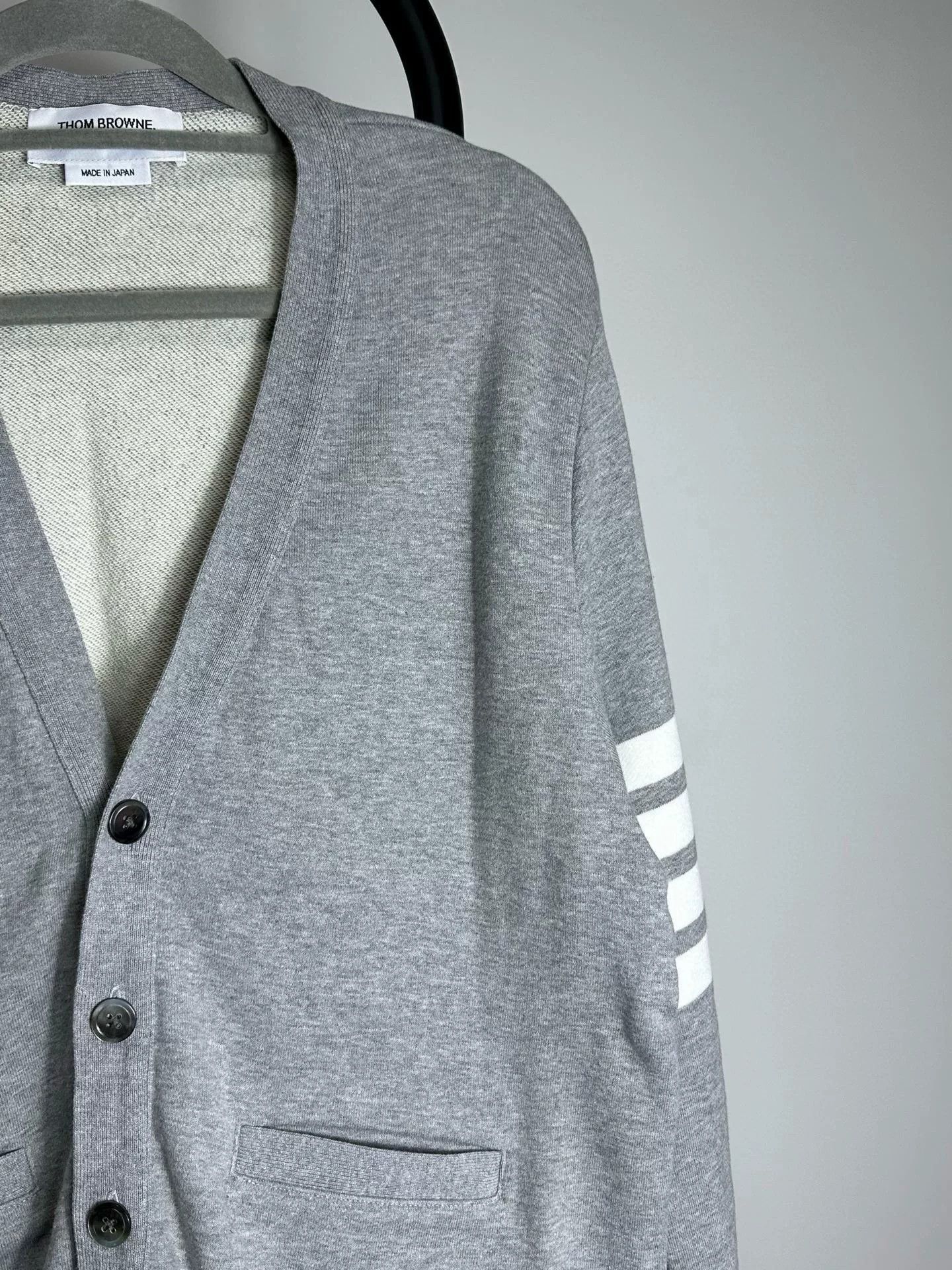Thom Browne Thom Browne Knit Striped Gray Sweater 44 Men Size US L / EU 52-54 / 3 - 3 Thumbnail