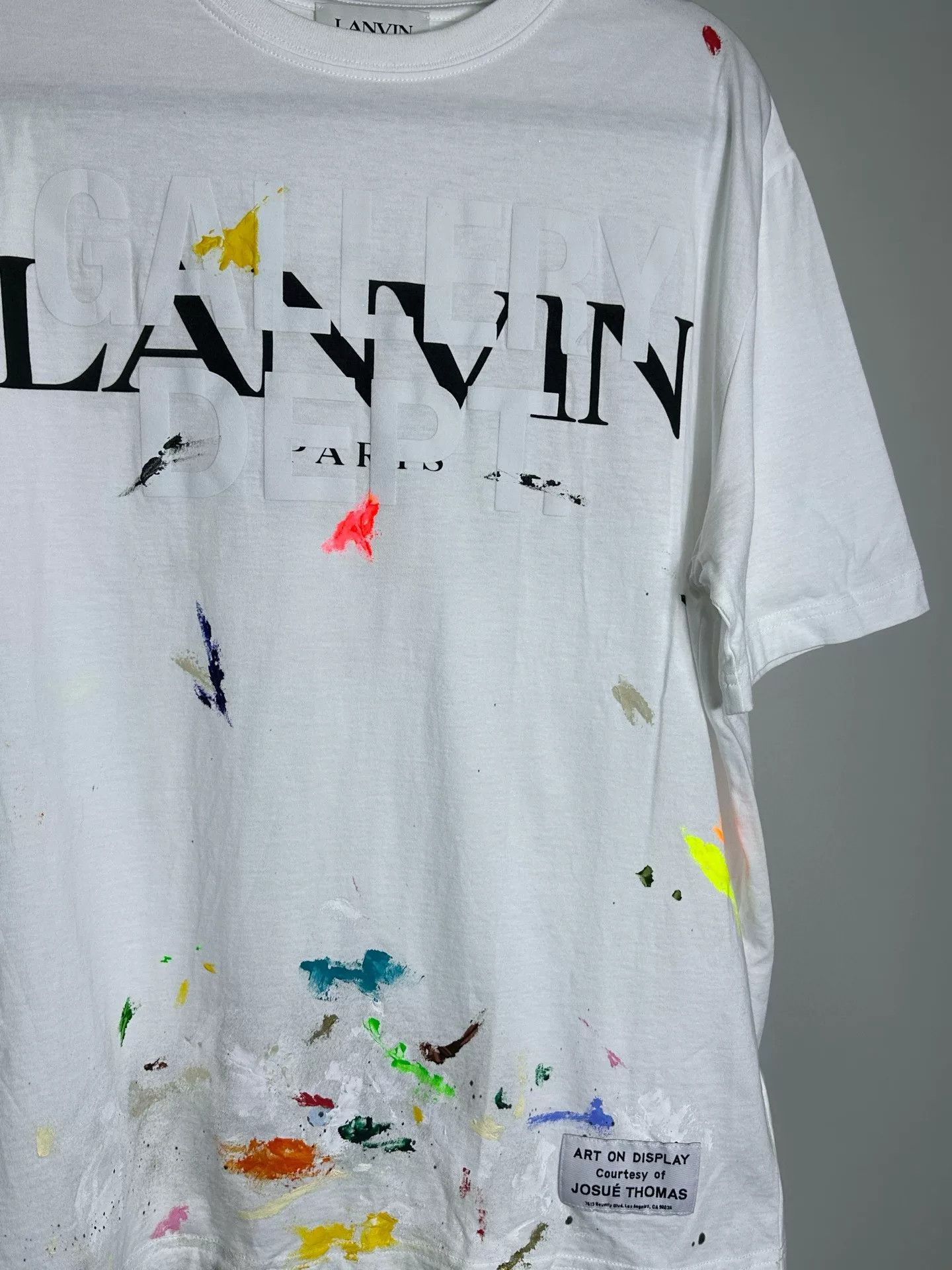 Lanvin Lanvin White T-Shirt M Men Size US M / EU 48-50 / 2 - 3 Thumbnail
