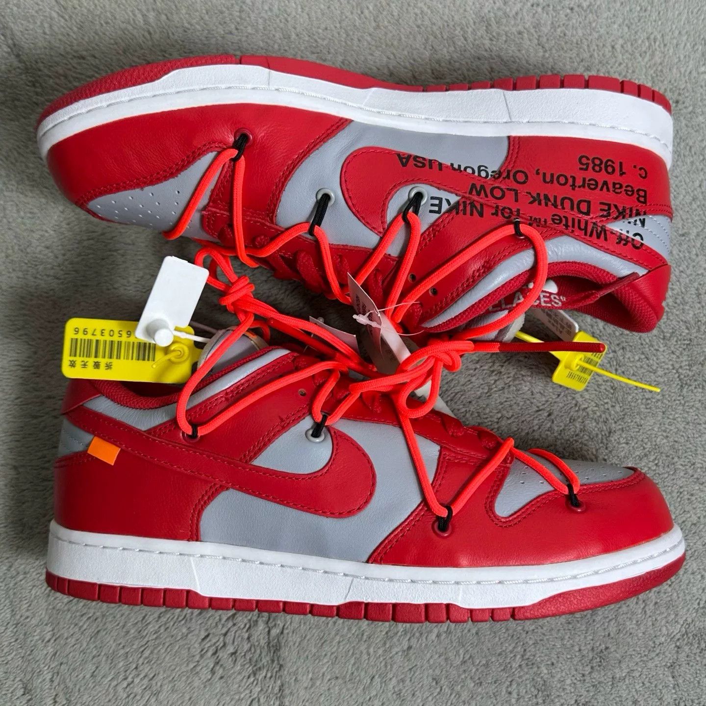 Nike Nike DUNK Collab Red Lowtop Sneakers 42 Men Size US 9 / EU 42 - 4 Thumbnail