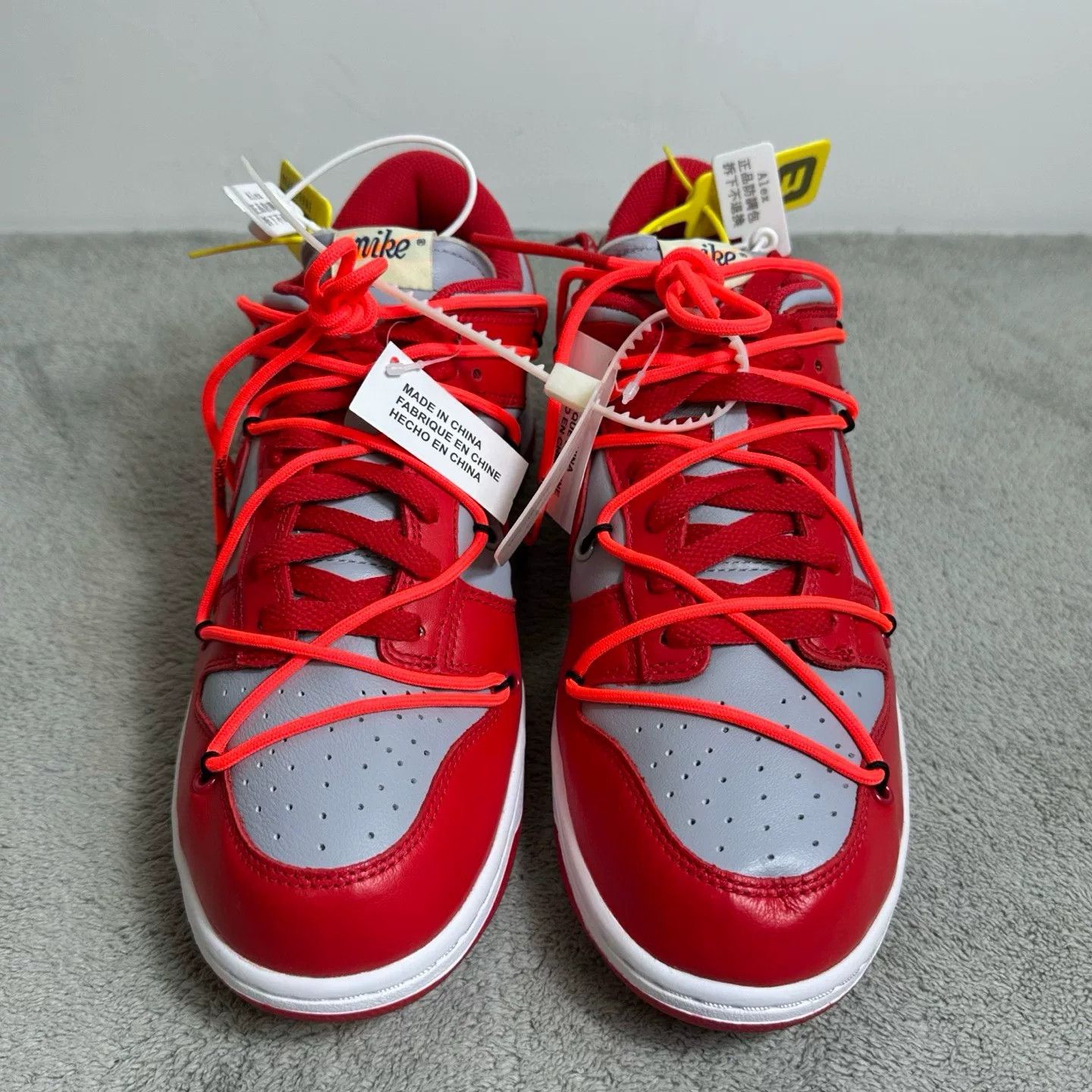 Nike Nike DUNK Collab Red Lowtop Sneakers 42 Men Size US 9 / EU 42 - 2 Thumbnail
