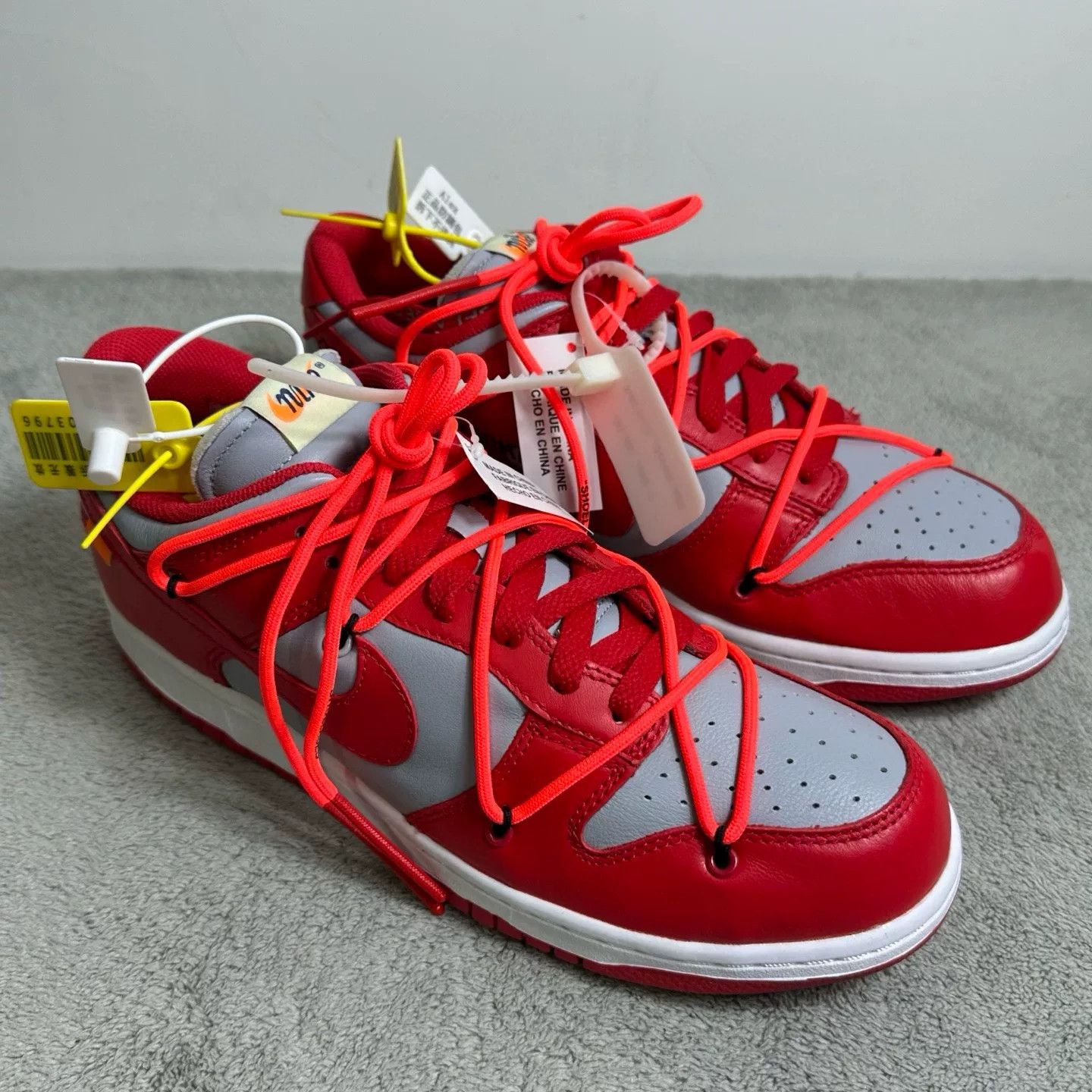 Nike Nike DUNK Collab Red Lowtop Sneakers 42 Men Size US 9 / EU 42 - 3 Thumbnail