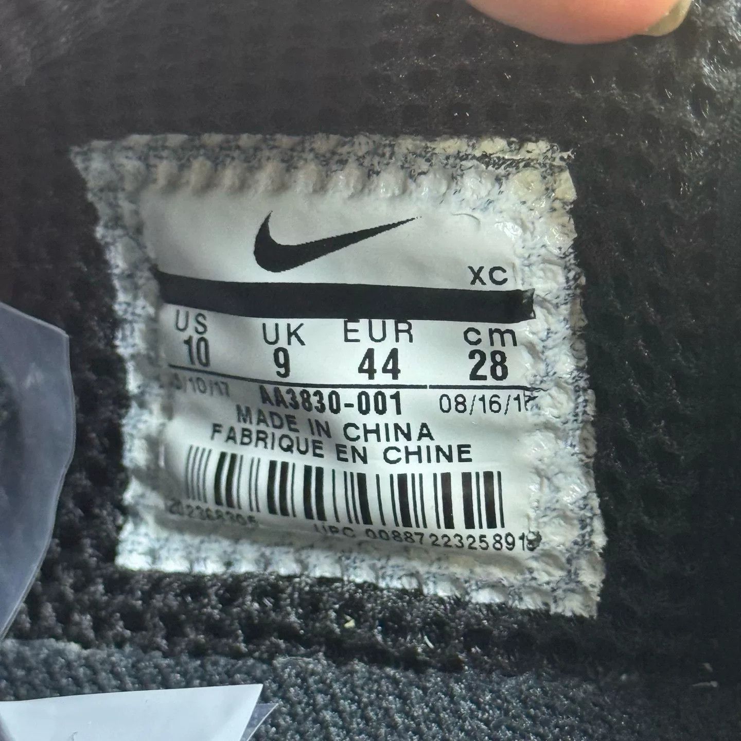 Off-White Off-White Black Lowtop Sneakers 44 Men Size US 10.5 / EU 43-44 - 7 Thumbnail