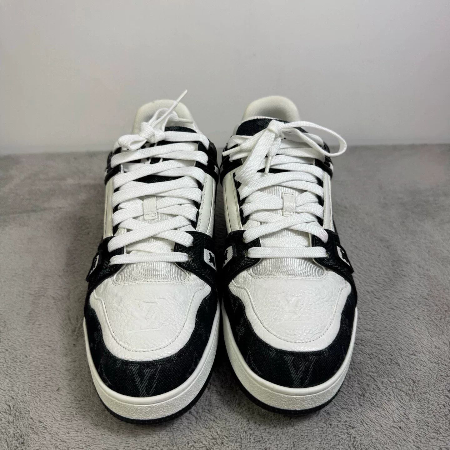 Louis Vuitton Louis Vuitton Training Denim Black Lowtop Sneakers 42 Men Size US 9 / EU 42 - 2 Thumbnail