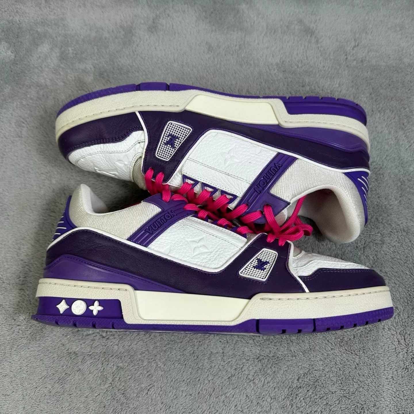 Louis Vuitton Louis Vuitton Training Purple Lowtop Sneakers 41 Men Size US 8.5 / EU 41-42 - 4 Thumbnail