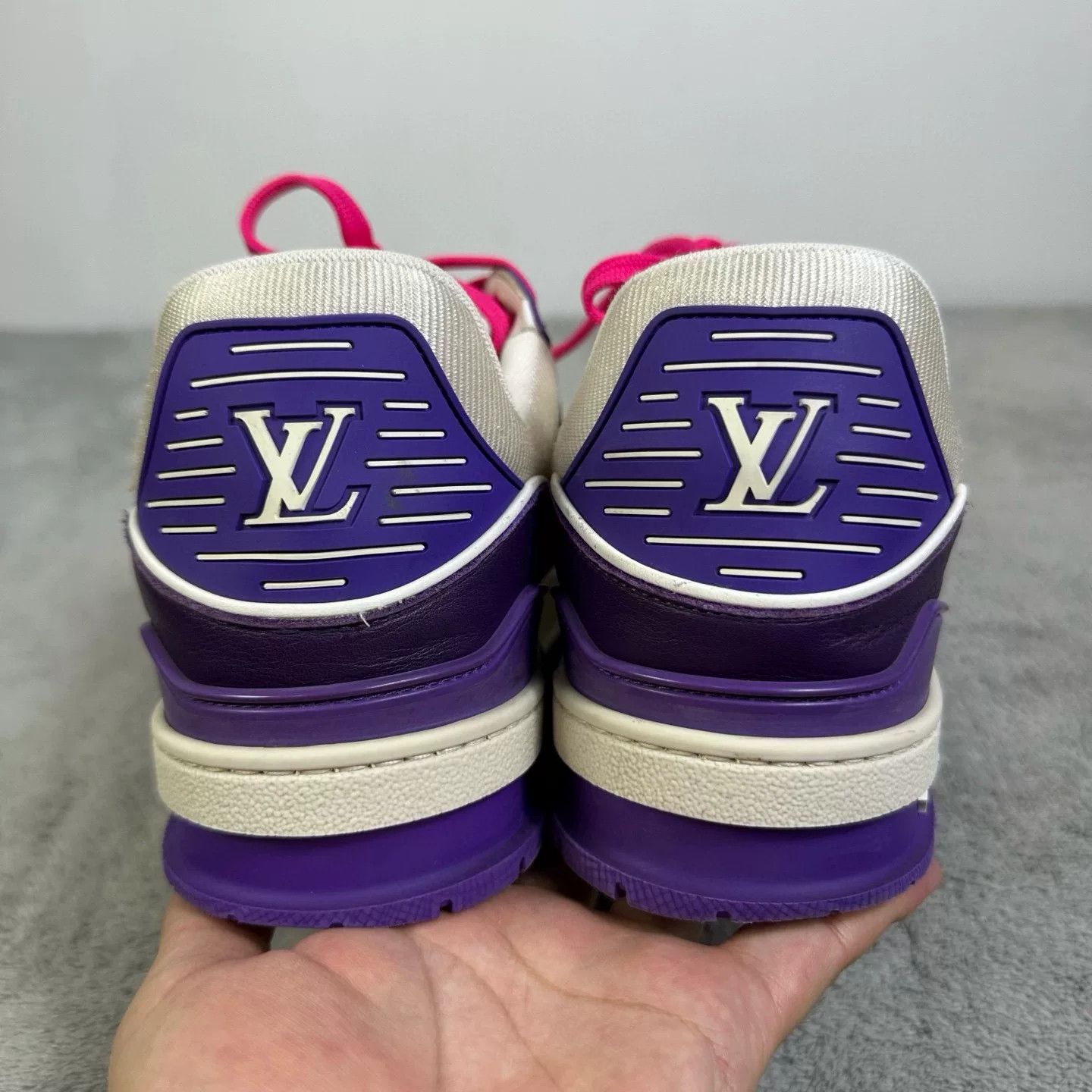 Louis Vuitton Louis Vuitton Training Purple Lowtop Sneakers 41 Men Size US 8.5 / EU 41-42 - 6 Thumbnail