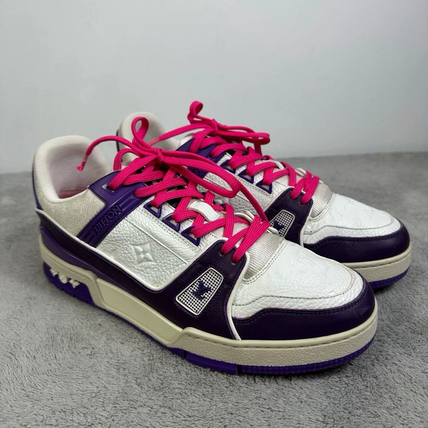 Louis Vuitton Louis Vuitton Training Purple Lowtop Sneakers 41 Men Size US 8.5 / EU 41-42 - 3 Thumbnail