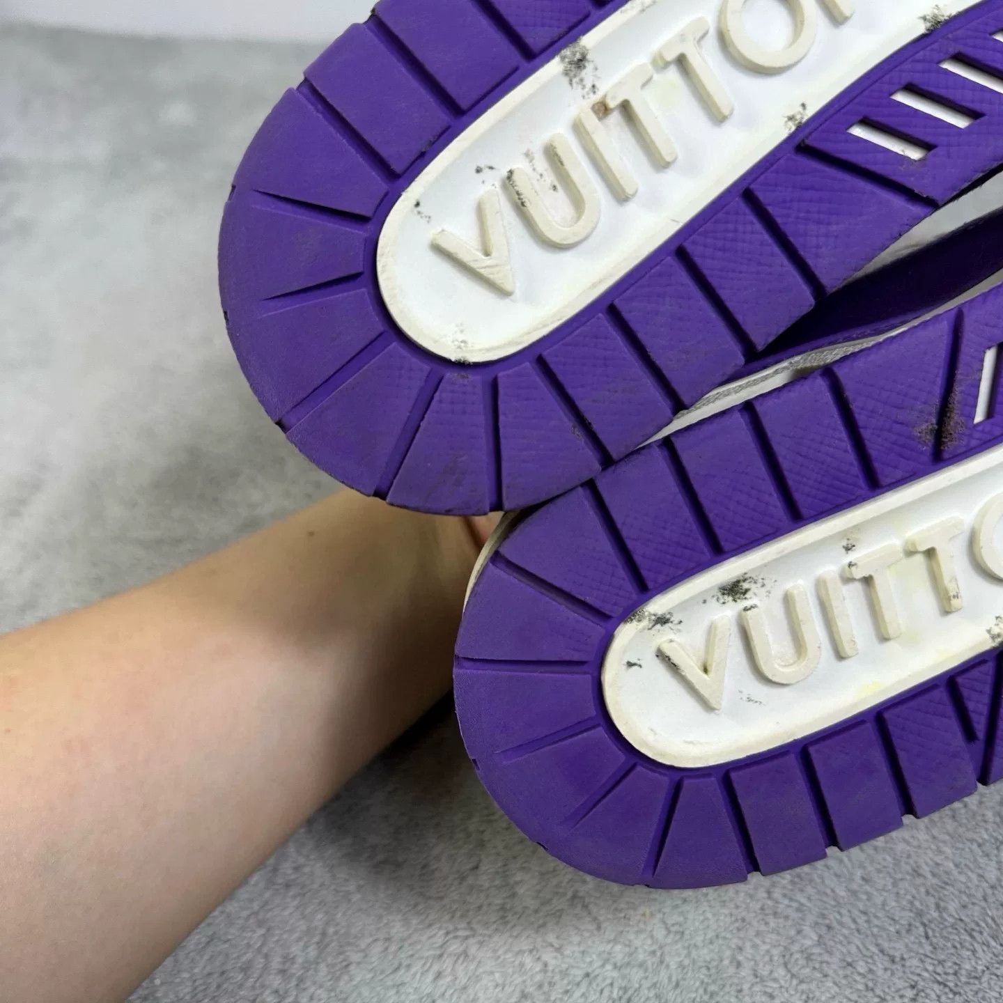 Louis Vuitton Louis Vuitton Training Purple Lowtop Sneakers 41 Men Size US 8.5 / EU 41-42 - 8 Thumbnail